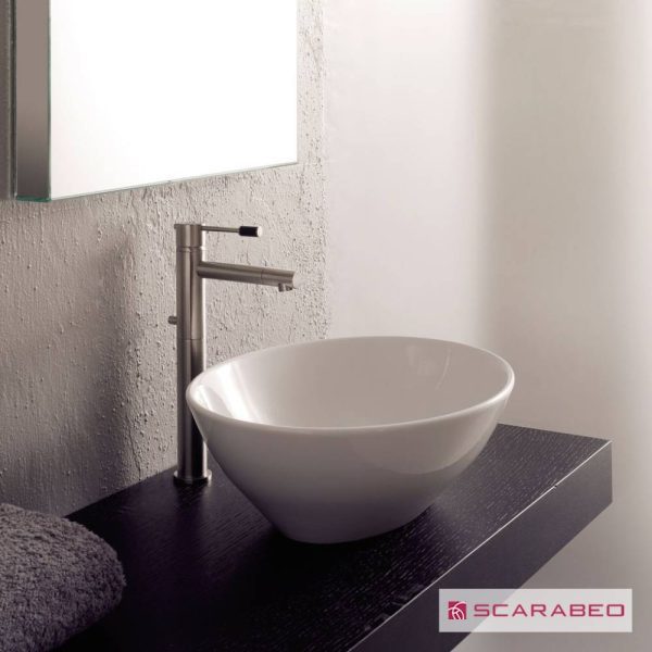 EΠΙΚΑΘΗΜΕΝΟΣ ΝΙΠΤΗΡΑΣ ΠΟΡΣΕΛΑΝΗΣ OVO 41x33,5 SCARABEO WHITE