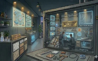 Ανακαίνιση Μικρού Μπάνιου: Έξυπνες Ιδέες για Περισσότερο Χώρο & Σύγχρονο Design